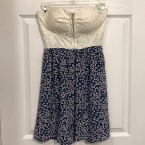 Charlotte Russe lace dress with sunflowers